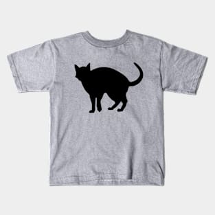 black cat Kids T-Shirt